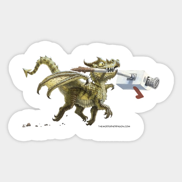 Dragon Fetch Sticker by TheModernDragon